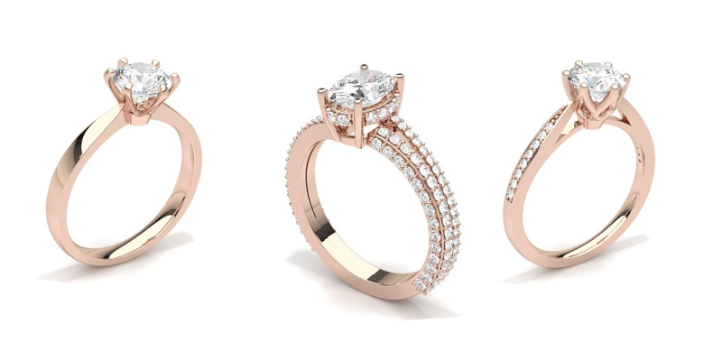 Rose Gold Engagement Rings